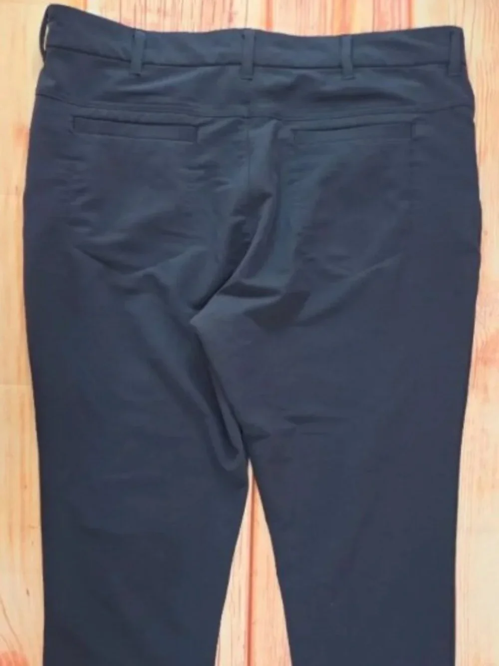 Panama Jack Men's Commuter Performance Pants Navy Straight Fit 36x32 Dress